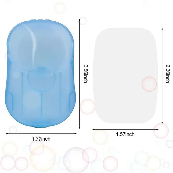 Soap Sheets Portable Disposable Scented Bath Slice