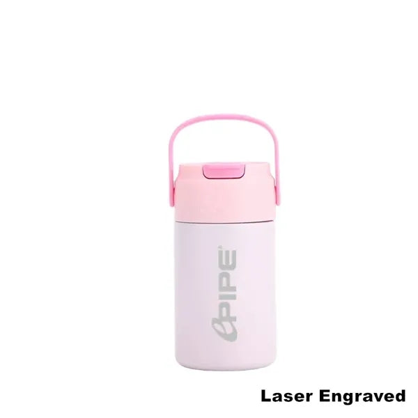20 oz Stainless Steel Travel Mug With Handle Tea Strainer