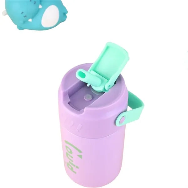 20 oz Stainless Steel Travel Mug With Handle Tea Strainer