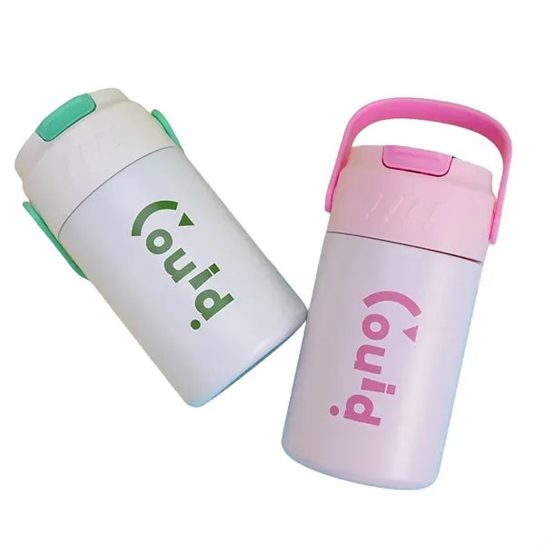 20 oz Stainless Steel Travel Mug With Handle Tea Strainer