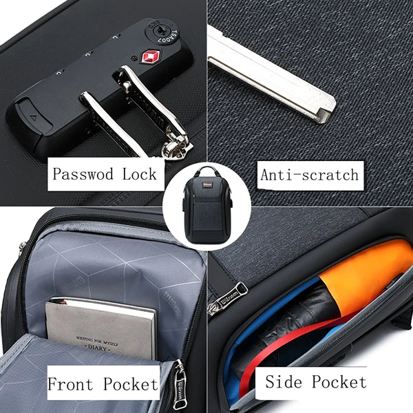 Business Anti Theft Waterproof Travel Shoulder Bag Backpack