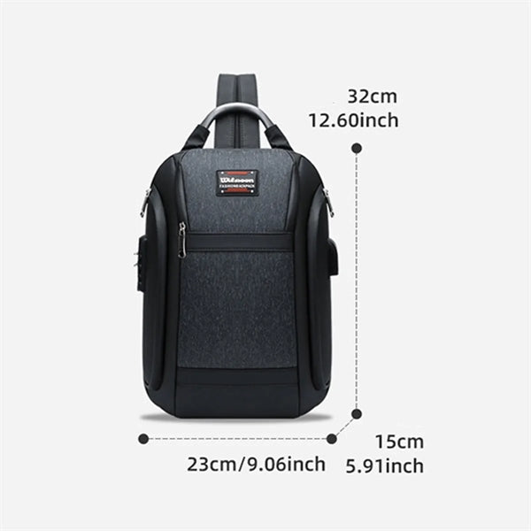 Business Anti Theft Waterproof Travel Shoulder Bag Backpack