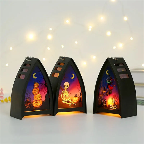 Halloween Flameless Candle Lantern LED Lights