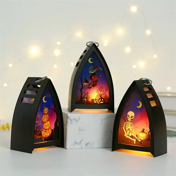Halloween Flameless Candle Lantern LED Lights