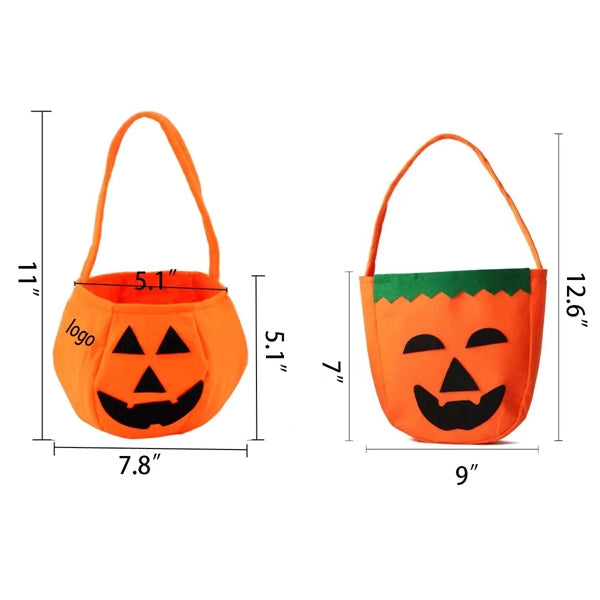 Halloween Pumpkin Candy Tote Bag for Kids
