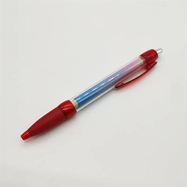 Banner Plastic Pull Paper Ballpoint Pen