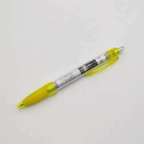 Banner Plastic Pull Paper Ballpoint Pen