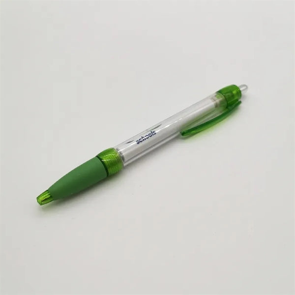 Banner Plastic Pull Paper Ballpoint Pen