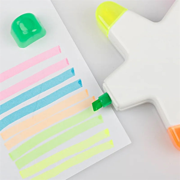 Five Colors Highlighter Marker Pen