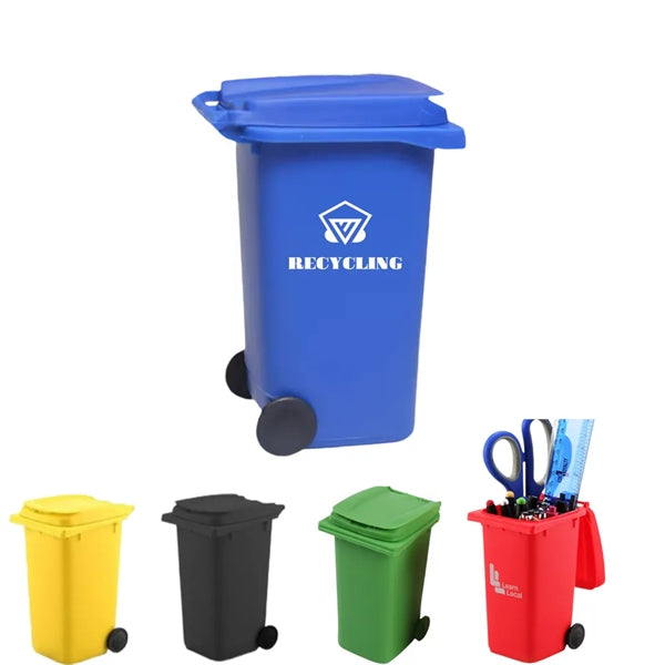 Mini Trash Bin Pencil Holder
