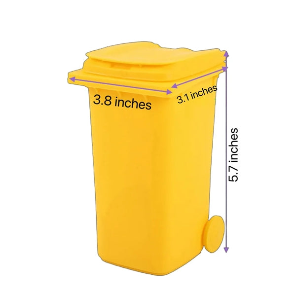 Mini Trash Bin Pencil Holder