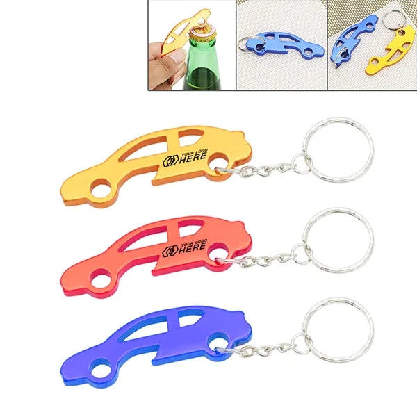 Car Shaped bottle opener keyring