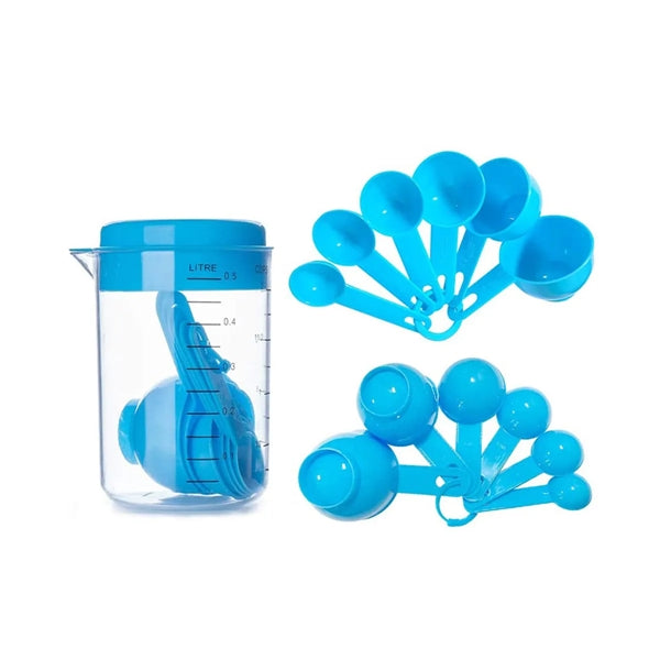 Environmentally Friendly Plastic Measuring Cup and Spoon