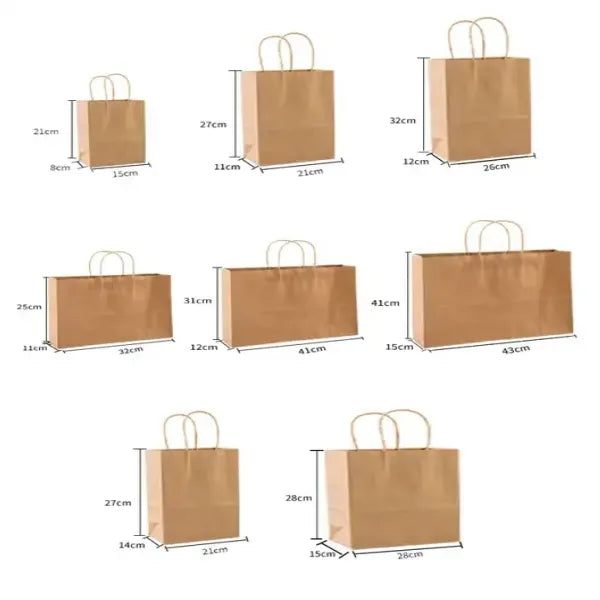 Gift Paper Shopping Bag With Handle