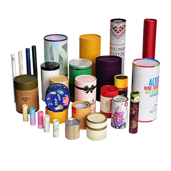 Oil Wine Bottle Cylinder Canister Tube Round Gift Box