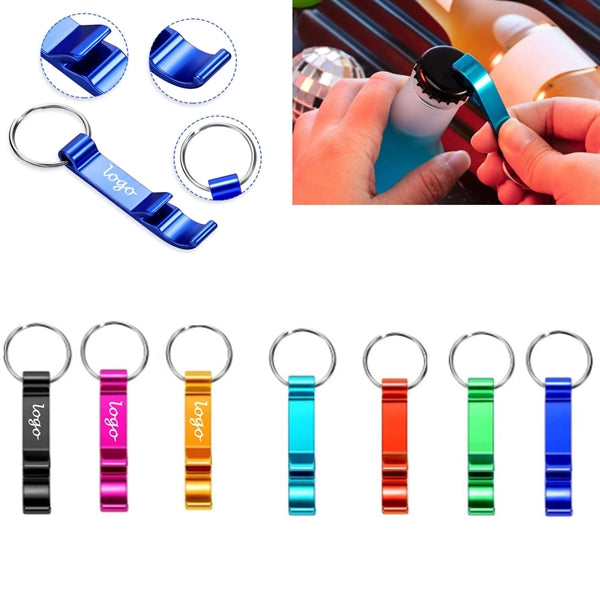 Creative Aluminum Alloy Bottle Opener Keychain