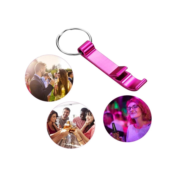 Creative Aluminum Alloy Bottle Opener Keychain
