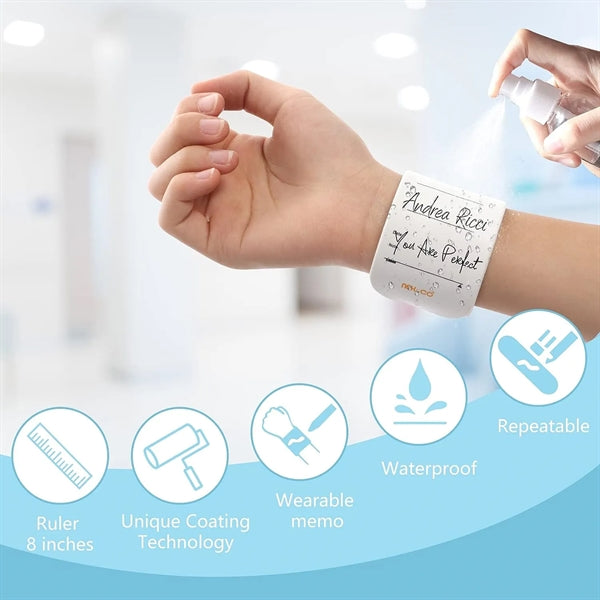 Silicone Memo Wristband Ruler