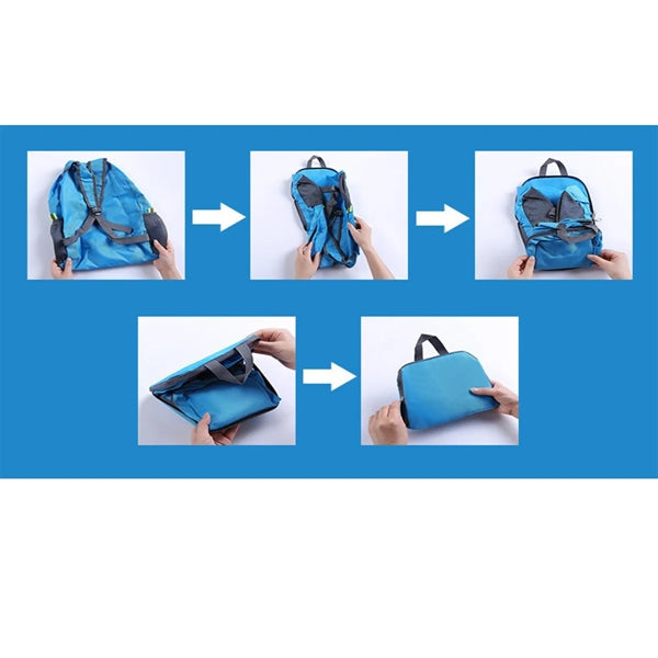 Polyester Backpack Folding Waterproof Camping Hiking Bag