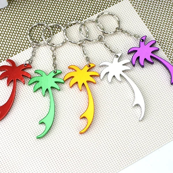 Logo Palm Tree Bottle Opener Key Rings