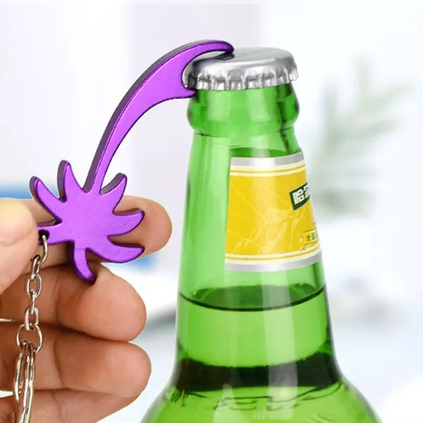 Logo Palm Tree Bottle Opener Key Rings