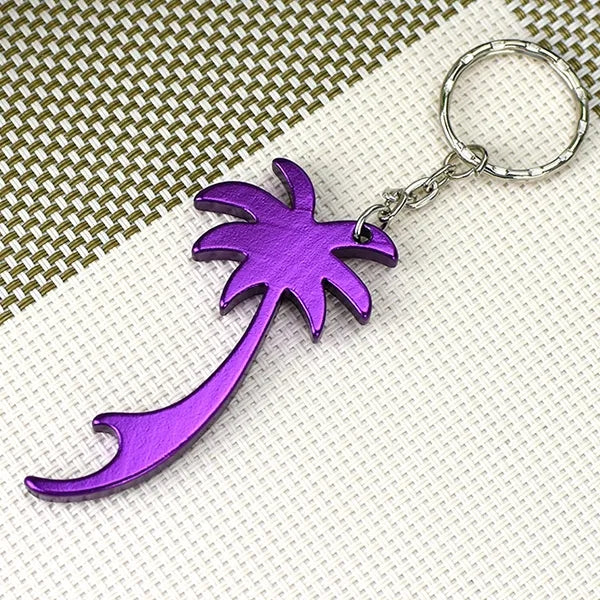 Logo Palm Tree Bottle Opener Key Rings