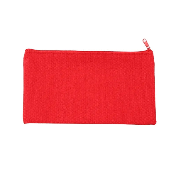 Multipurpose Canvas Zippered Pencil Bag