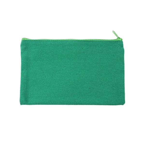 Multipurpose Canvas Zippered Pencil Bag