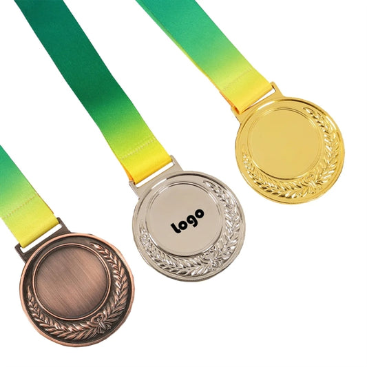 Sports Gold Silver Bronze Award Medal