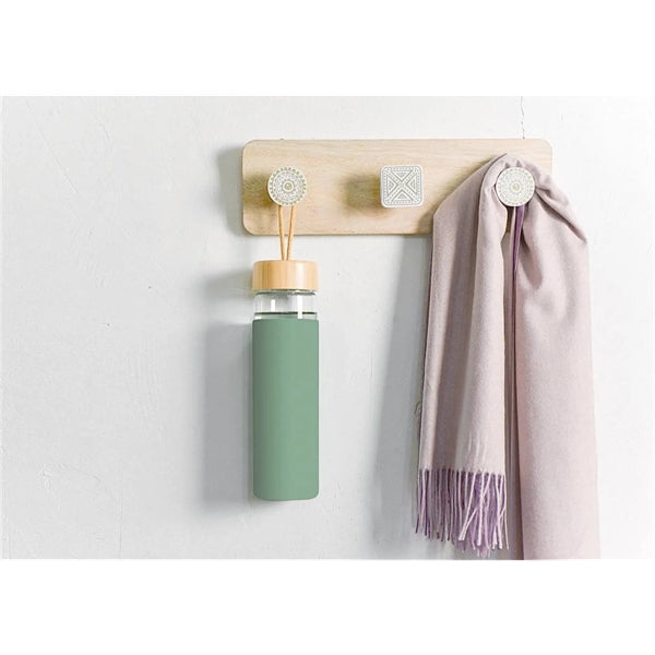 18 oz. Borosilicate Glass Water Bottle with Silicone Sleeve