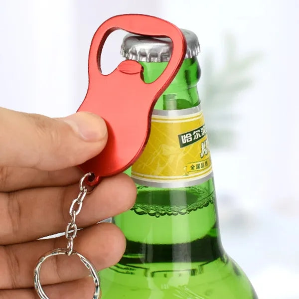 Round Bottle Opener Keychains