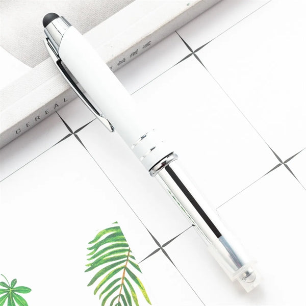3-in-1 Stylus Pen with LED Flashlight