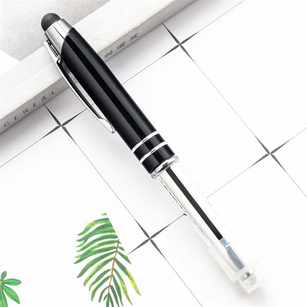 3-in-1 Stylus Pen with LED Flashlight