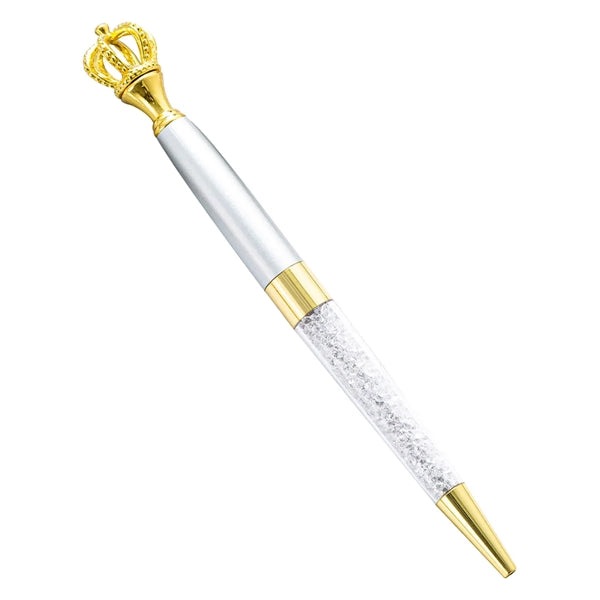 Metal Ballpoint Pen Top with Crown