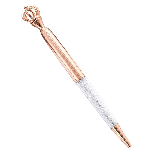 Metal Ballpoint Pen Top with Crown