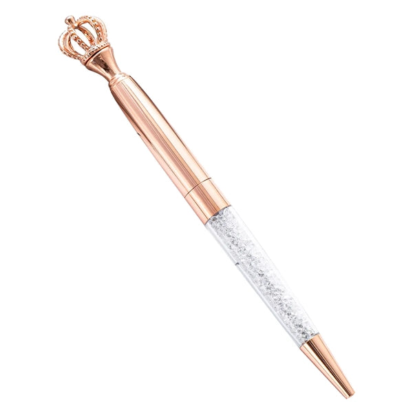 Metal Ballpoint Pen Top with Crown