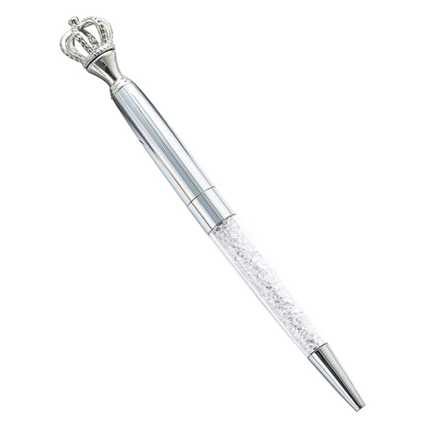 Metal Ballpoint Pen Top with Crown