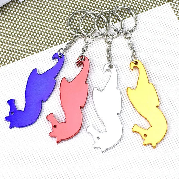 Seahorse Shape Bottle Opener Animal Keychains