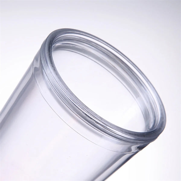 16Oz Plastic Clear Tumbler