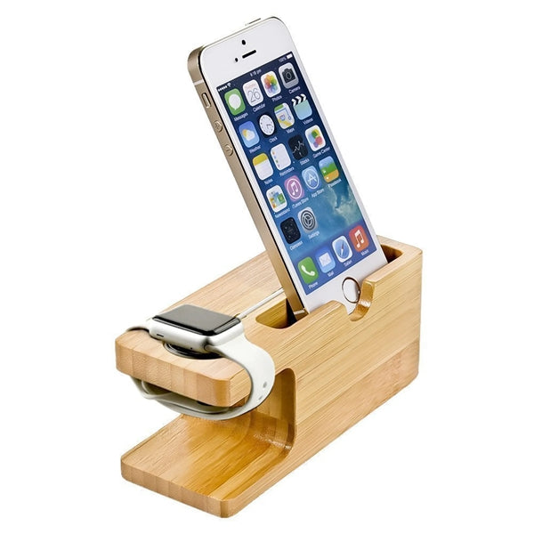 Bamboo Charging Stand