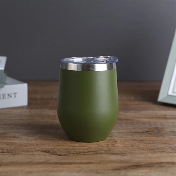 Bulk Egg Shaped Insulated Stainless Steel Vacuum Wine Cup