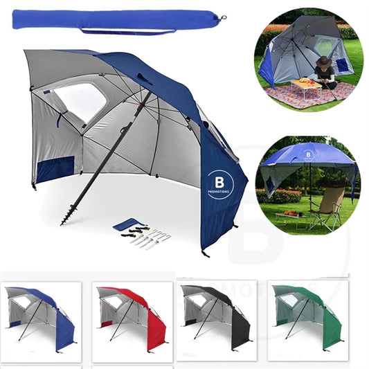 Outdoor Beach Portable Angled Shade Canopy Shelter Umbrella