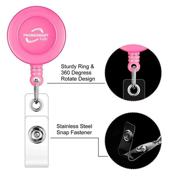 Telescopic Buckle for Easy To Pull Badge Hanging