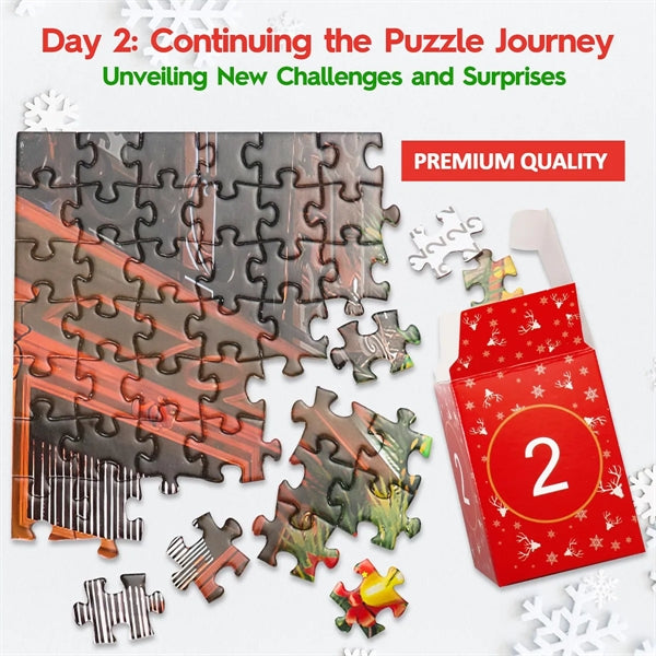 Countdown Calendar Puzzle Gift Box