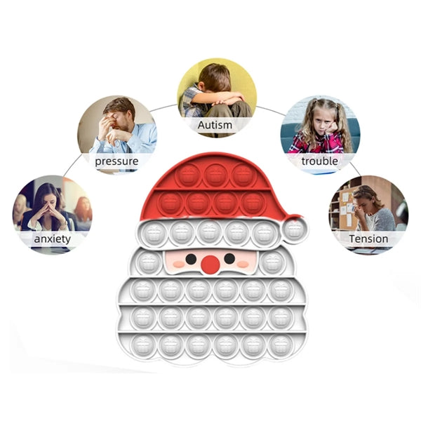 Santa Pop Bubbles Fidget Toy