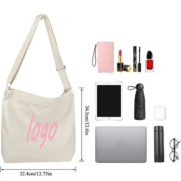 Large Canvas Shoulder Bag
