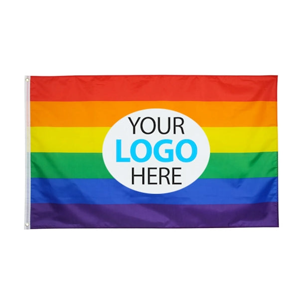 3 x 5 Foot Double Side Boat Flag w/ Logo