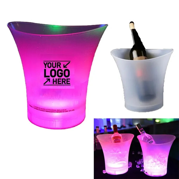 LED Luminous Whisky Ice Cube Storage Buckets