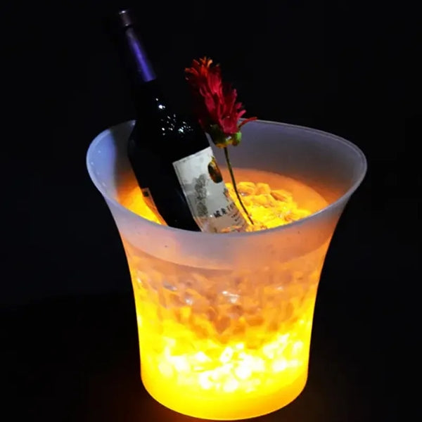 LED Luminous Whisky Ice Cube Storage Buckets