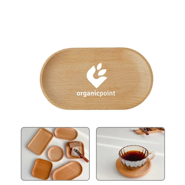 Oval Wooden Plate